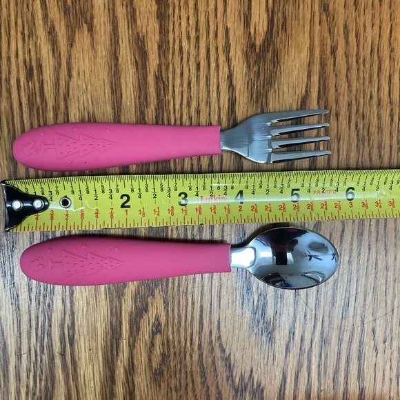 🍽️💕ELK and FRIENDS💕🍽️silicone slip-proof children’s dinnerware set in PINK🌸NEW🌸 - Picture 3 of 8